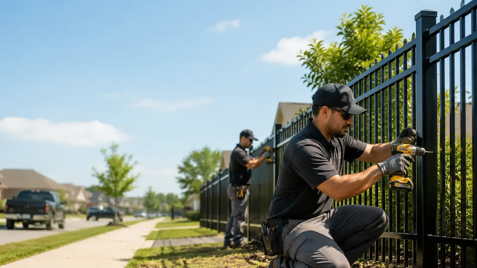 Metal Fence Installation in Brookline, NH